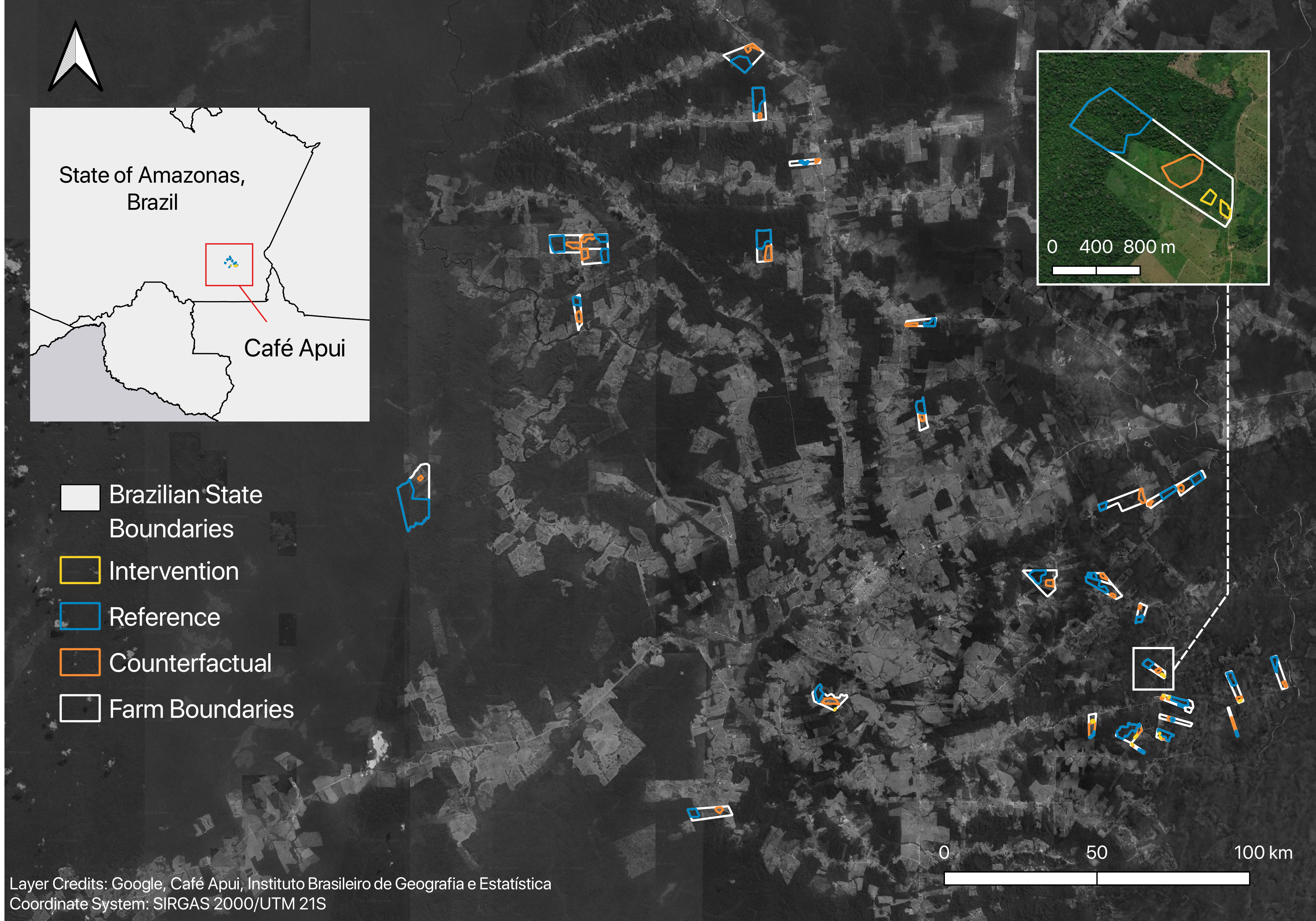 map of Cafe Apui