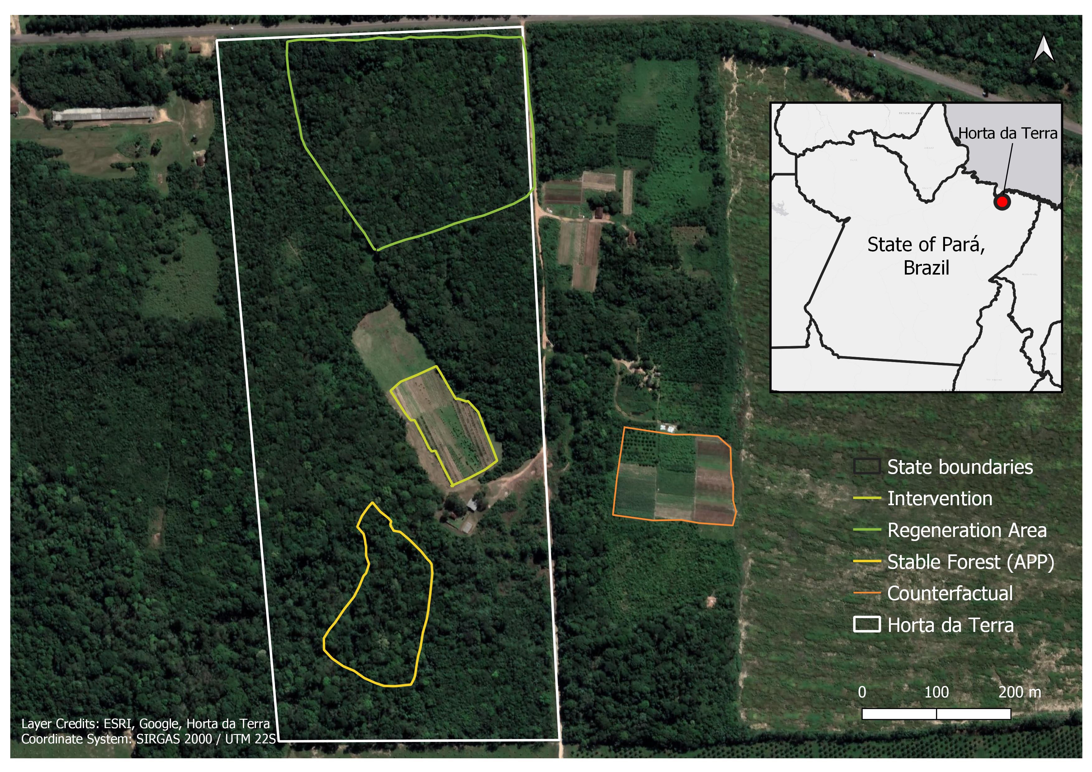 map of reporting units